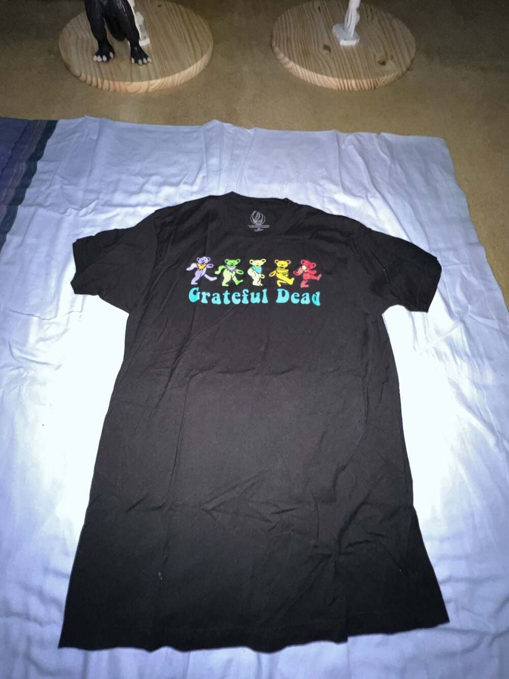 Grateful Dead Dancing Bears Graphic Black T-Shirt